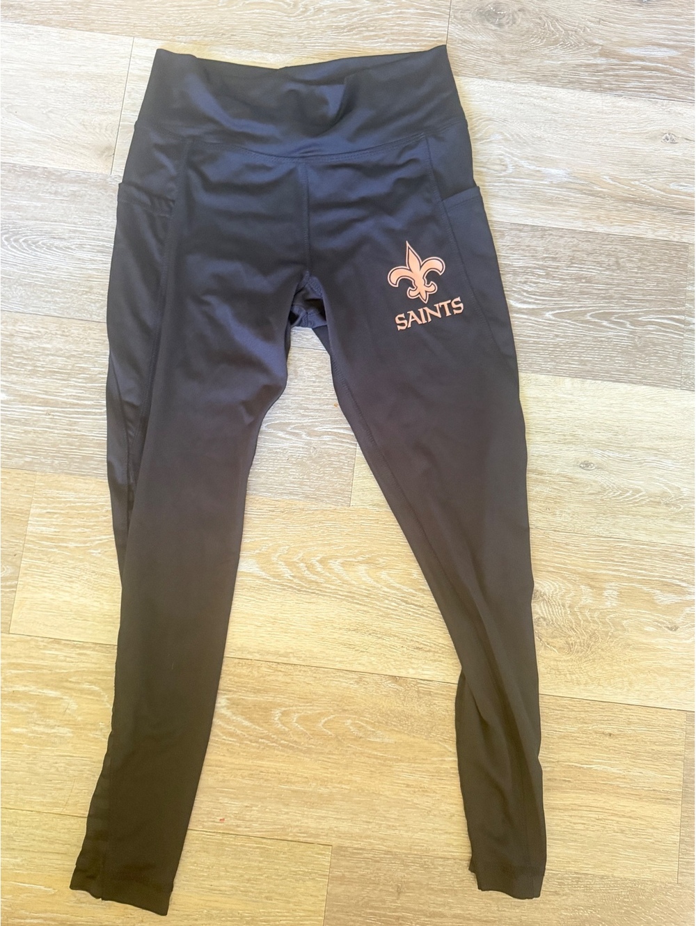 NFL Team Apparel New Orleans Saints Black Leggings